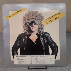 Ian Hunter All-American Alien Boy Vinyl LP White Label Promo PC 34142 1976 VG+